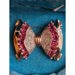 Exceptional Rare Pennino Layered Bow Brooch Signed (A9494)